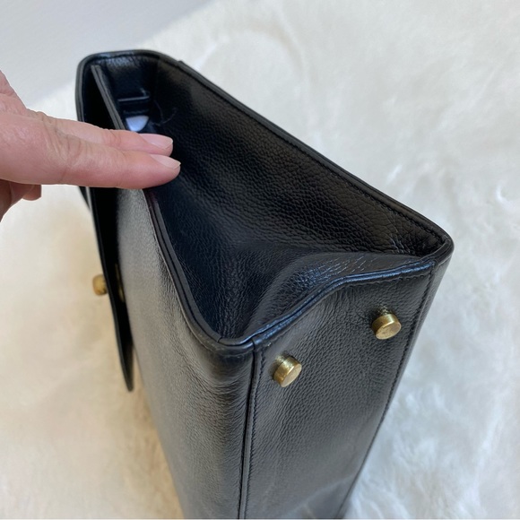 Coach Vintage Madison Biltmore Medium Top Handle Bag 4417 Black - Picture 11 of 14